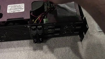QSC Amplifier CX DCA PLX Quiet Fan modification Part 1