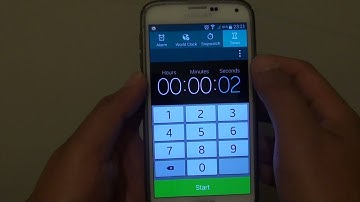 Samsung Galaxy S5: How to Use a Timer