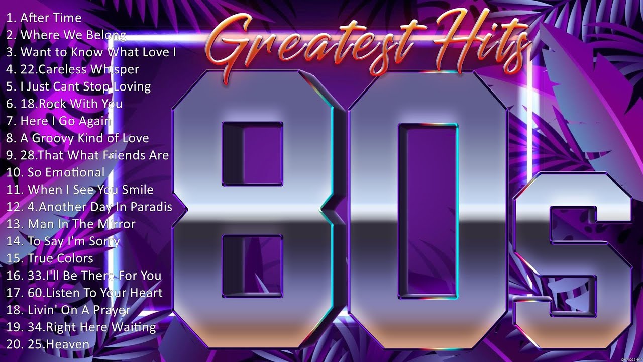Most Popular Song In The 80s 1980s Music Hits The Best Album Hits Most Popular Song In The 80s 1980s Music Hits The Best Album Hits