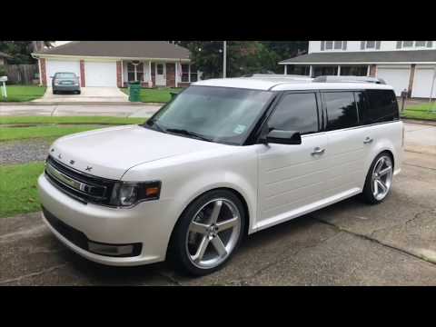 Ford Flex Lowered on BC Racing Coilovers & 22s
