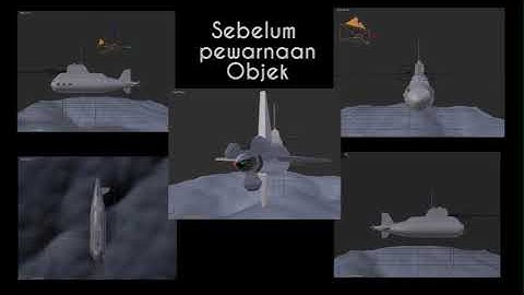Tutorial pemberian Material Animasi 3D Blender Sederhana