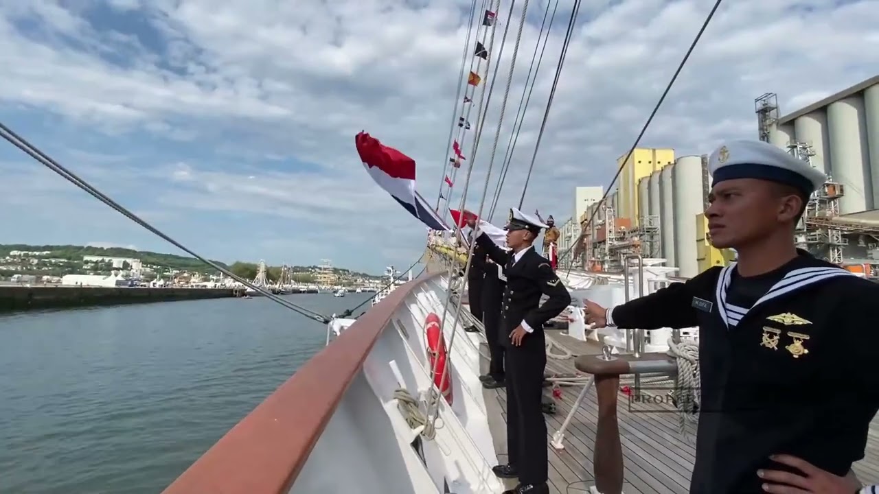KEDATANGAN KRI BIMA SUCI DI ROUEN, FRANCE