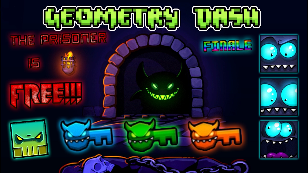 Geometry Dash 2.1 Quest 4/4: The Prisoner Is Free! (Finale) (Eng Fandub)