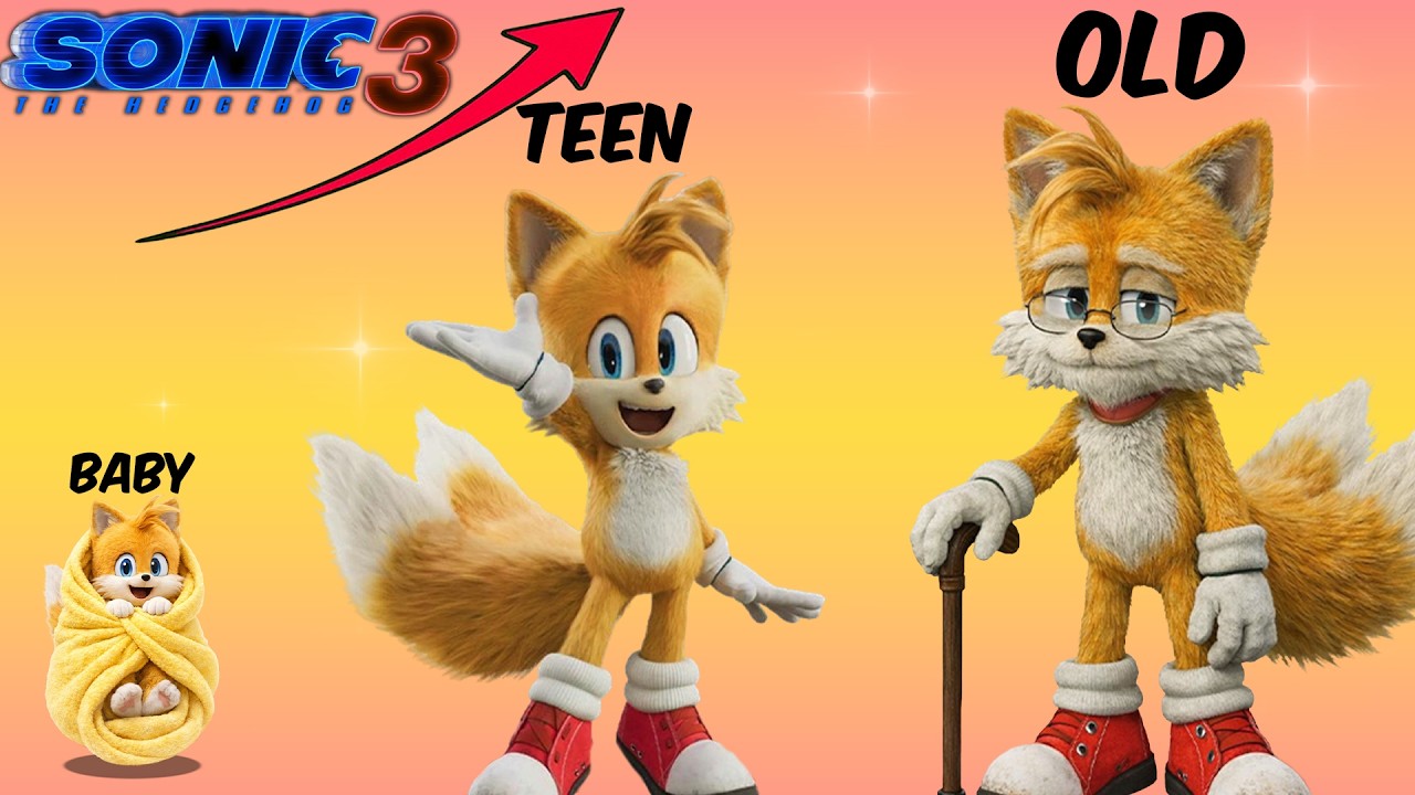 Sonic The Hedgehog 3 Characters Growing Up Evolution!👶➡️👴 | Shadow, Knuckles, Tails, Sonic, Amy Rose