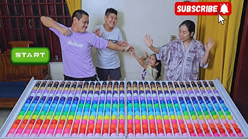 ASMR Color Ball Puzzle Race: Relaxing sounds, high-intensity brain training ☆ level 03