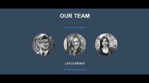 Create The Our team Section By Using HTML & CSS