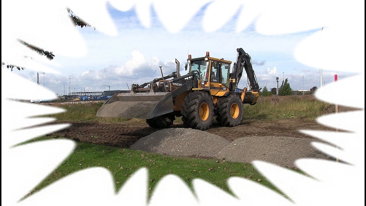 Volvo BM EL70C Straight Pipe Backhoe (Great Engine Sound!)