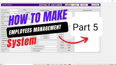 C# Full Project (Employees management and Payroll system using SQL Server)with source code  - Part 5