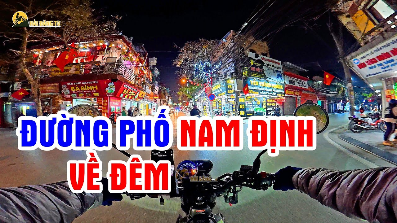 Đường phố Nam Định về đêm