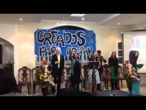 Jenny Triana ministrando & Rubén Ospina