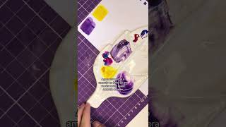 Tentando criar branco misturando tintas