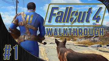 Fallout 4 Gameplay Walkthrough w/ Pixelz Part 1 - Character Creation!