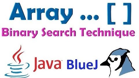 #42 Binary Search in an arry explained with examples of working and Demonstrated