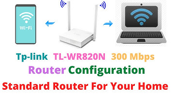 How to Setup TP-link TL-WR820N 300Mbps Wireless N Speed Router Configuration SK WiFi
