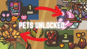 Taming io, I UNLOCK GENIE AND RABURN / farming new pet