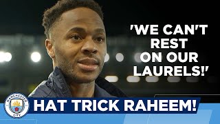 Sterling Reacts Norwich 0-4 Man City Raheem On Perfect Hatrick