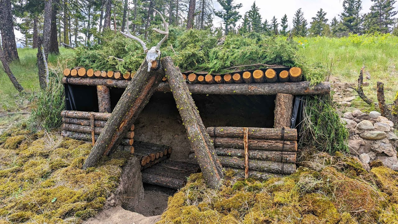 From Digging to Dining: Unveiling My Latest Bushcraft Creation - YouTube