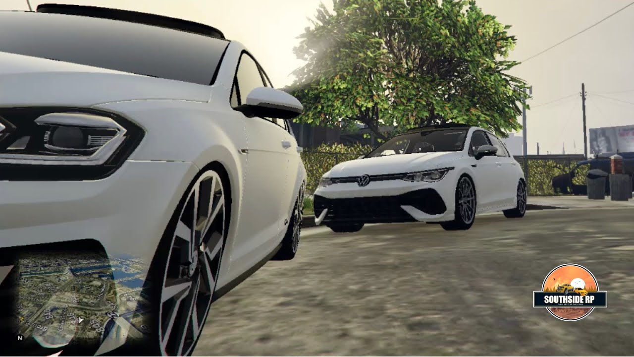 GTA5: Перестрелка Volkswagen GOLF 8 GTI #fivem #gta5 #fivemrp