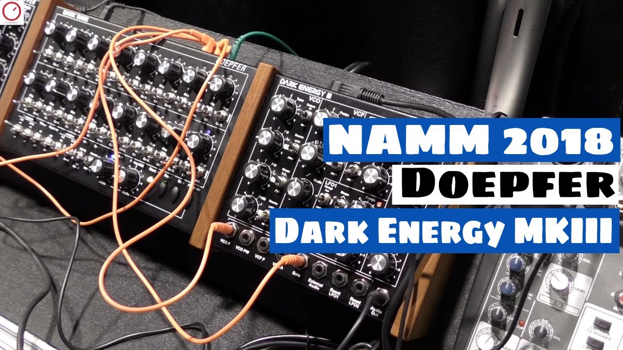 NAMM 2018: Dopefer Dark Energy MKIII Analog Synthesizer - YouTube