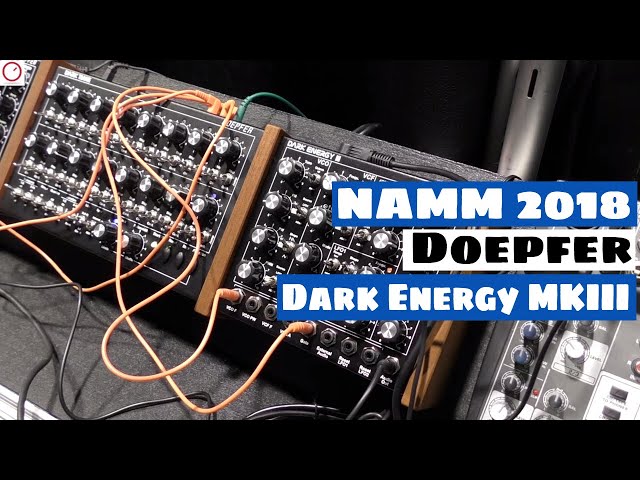 NAMM 2018: Dopefer Dark Energy MKIII Analog Synthesizer - YouTube