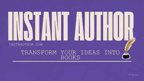 No More Writer’s Block: How Instant Author Helps You Finish Your Book in RECORD TIME!