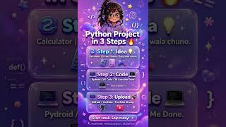 Python Project in 3 Steps 🔥