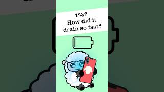 Debbie vs Battery Life 🔋 | The 2% Phone Panic #relatablehumor #animation #funnycomment