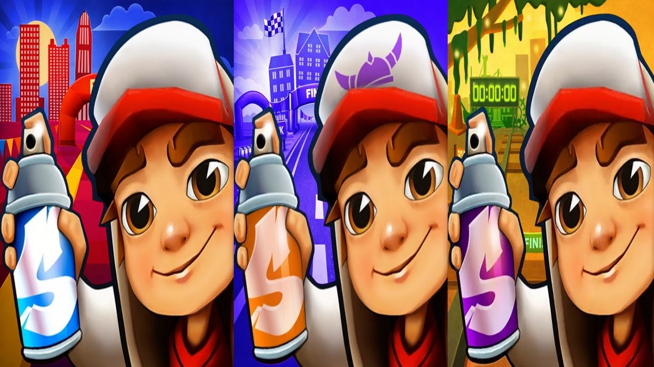 MARATHON CHALLENGE COMPARISON | SUBWAY SURFERS COPENHAGEN SUPER RUNNERS 🆚 SHENZHEN 🆚 NEW ORLEANS