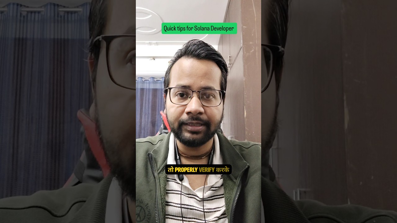 Quick tips for Solana SmartContract Developer