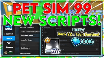 ✨[NEW] Pet Simulator 99 Script Hack | Auto Farm Quests + Gems | Free Gamepasses