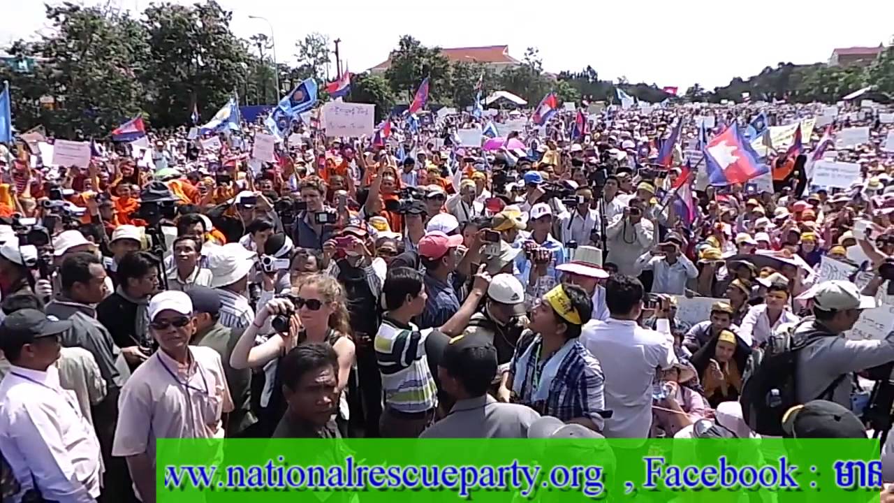 CNRP Video Kem Sokha 201309 07 Democracy park #9