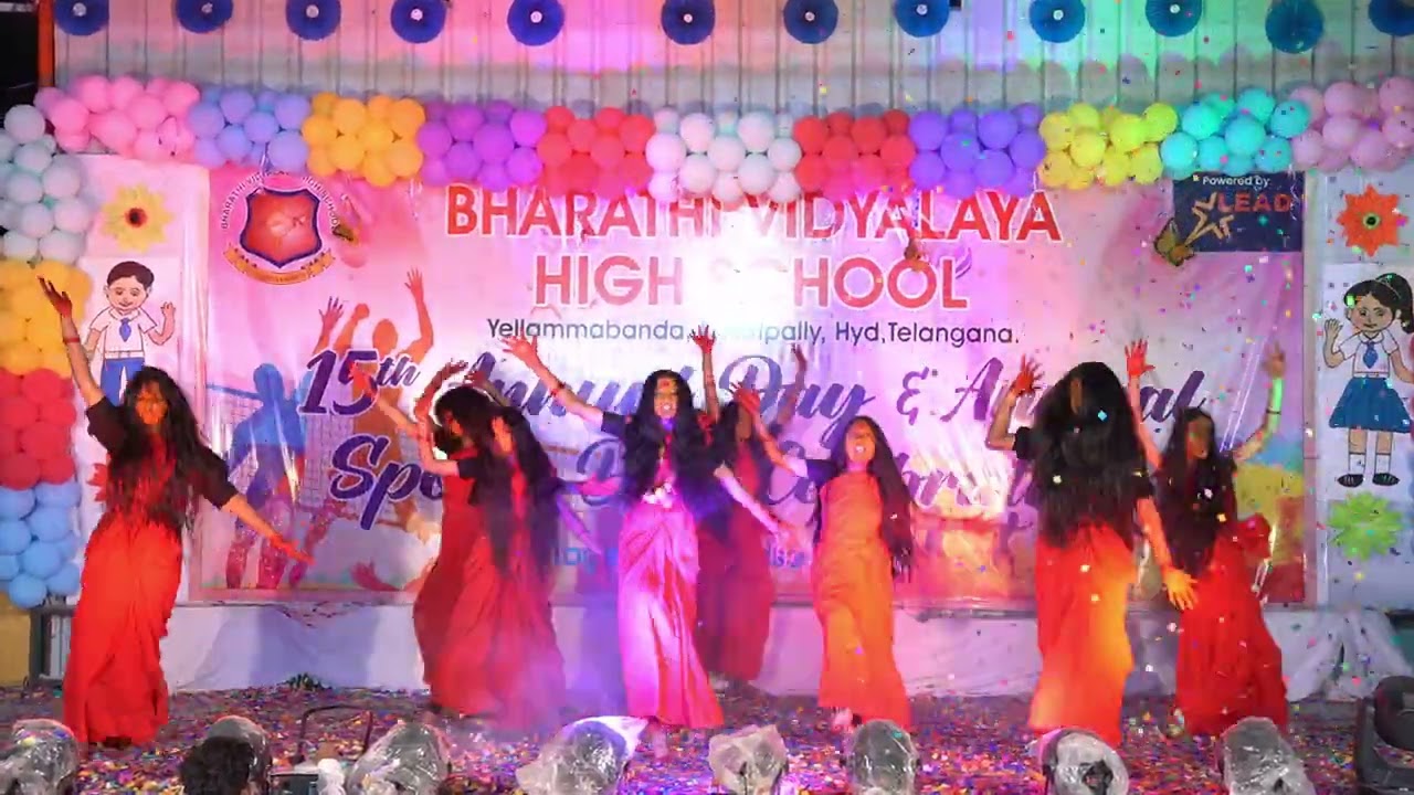 Bharathi Vidyalaya High School 15th Annual Day and Annual Sports Day Celebration 2024-25.