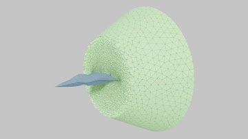 Unstructured Mesh Around a Fighter Aircraft
