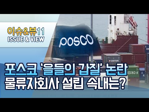 [뉴스후]포스코 &amp;#39;을들의 갑질&amp;#39; 논란…물류 <strong>자회사</strong> <strong>설립</strong> 속내는? / 머니투데이방송 (뉴스)