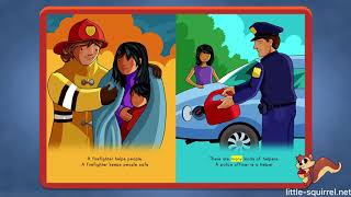 Community Helpers: Level E - Interactive Stories for Kids