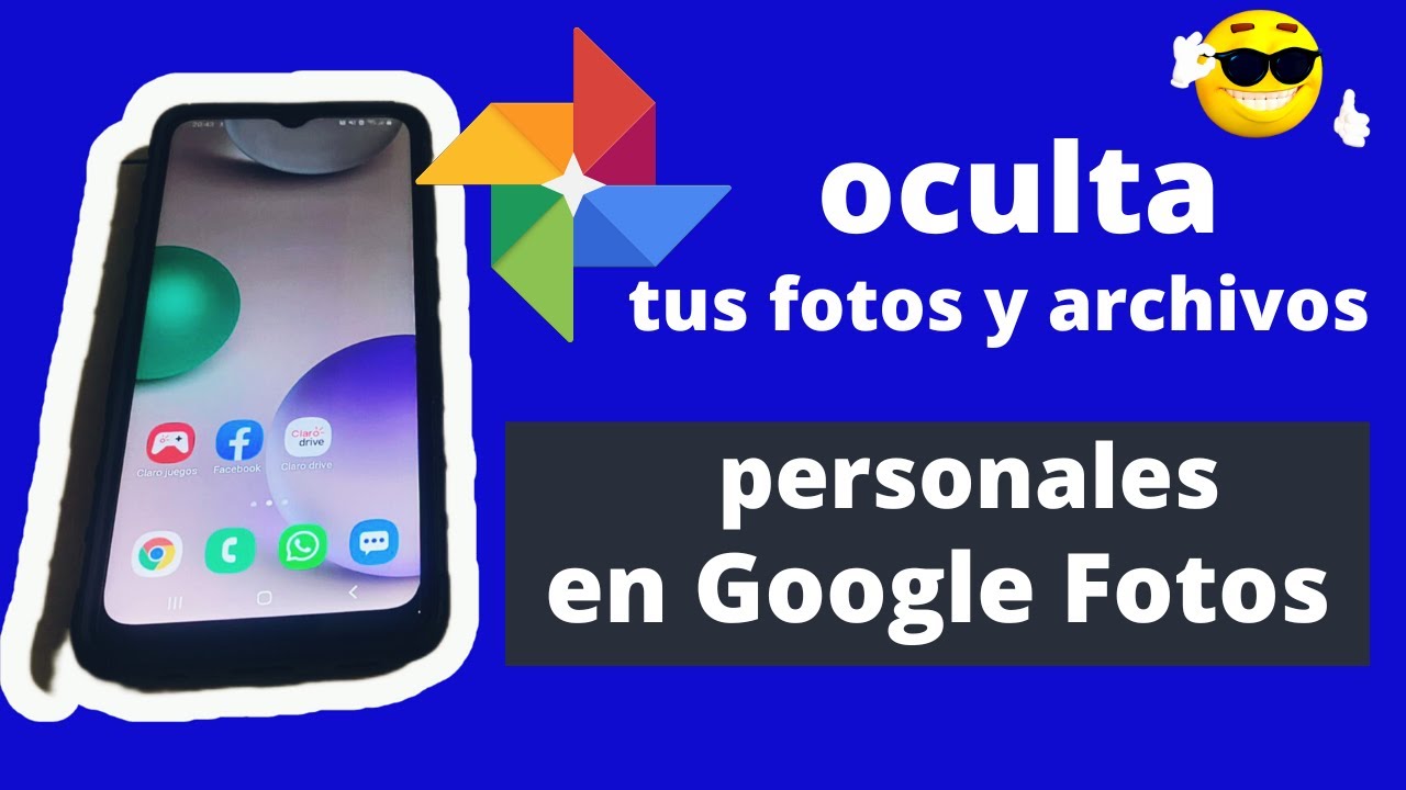 cómo ocultar fotos y videos en Google fotos - YouTube