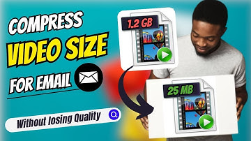 How to Compress Video for Email ✉  (Without Losing Quality) 2024 NEW