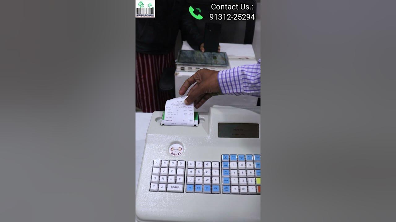Balaji Billing Printer BBP21 Star Restaurant Bill Machine Training