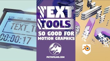 Blender addon texttools demo