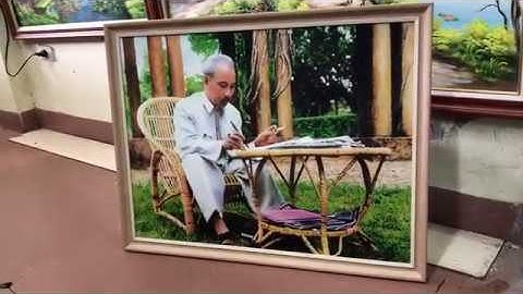 Tranh Bác Hồ Treo Tường Văn Phòng Cơ Quan Nhà Nước Cực Đẹp
