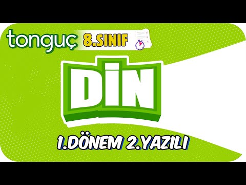 8.Sınıf Din 1.Dönem 2.Yazılıya Hazırlık 📝 #2024