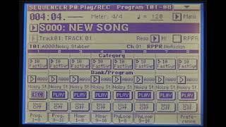 Korg Triton Video Tutorial - Sequencing 4: Recording Using Arpeggios