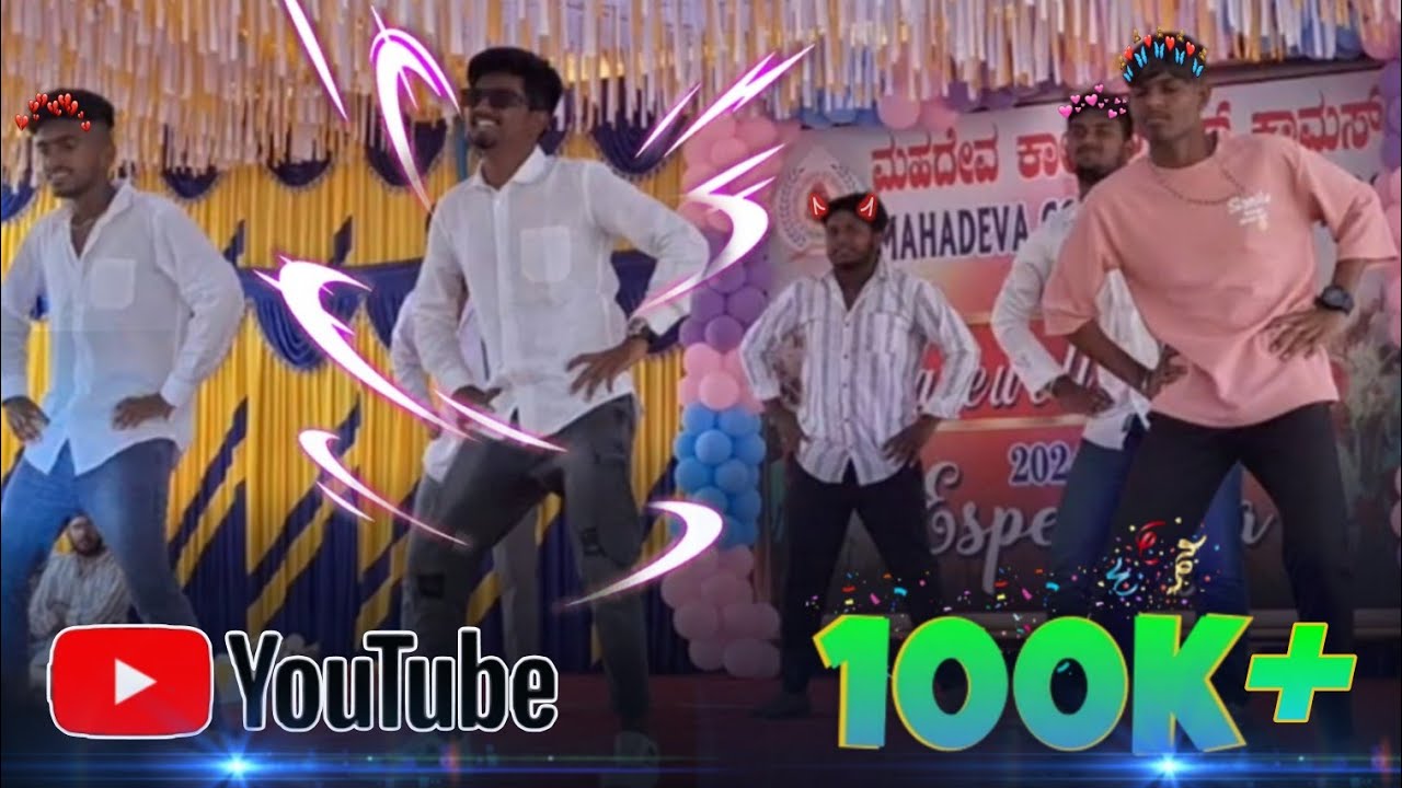 College dance kannada | Bad boys | comedy dance | Mahadeva college hoskote |
