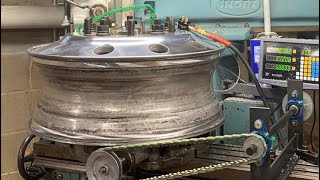 Milling 24.5 Alcoa truck wheels