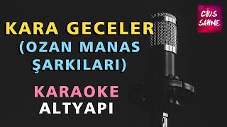 KARA GECELER Karaoke Altyapı Türküler - Do