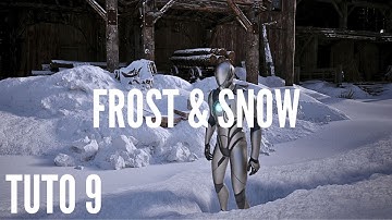 UE5 Tuto 09 Frost & Snow / Advanced Master Material For Props #ue5 #unrealengine #shaders