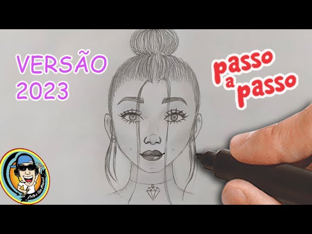 COMO DESENHAR UMA GAROTA TUMBLR - PASSO A PASSO #ArteECiaBrasil 