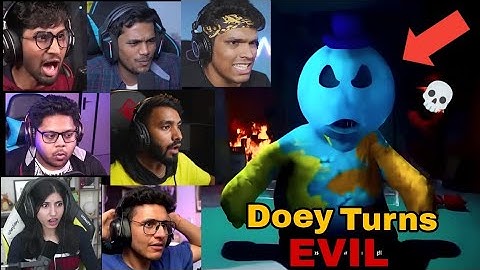 Gamers reaction on DOEY Turns Evil 😱 | Poppy Playtime Chapter 4 |