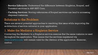 How to Resolve the Cannot Access an Already Disposed Object Error in ASP.NET Core