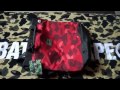 2016 A Bathing Ape (BAPE) 2-Way Red Colour Camo Tote Day Backpack Unboxing!